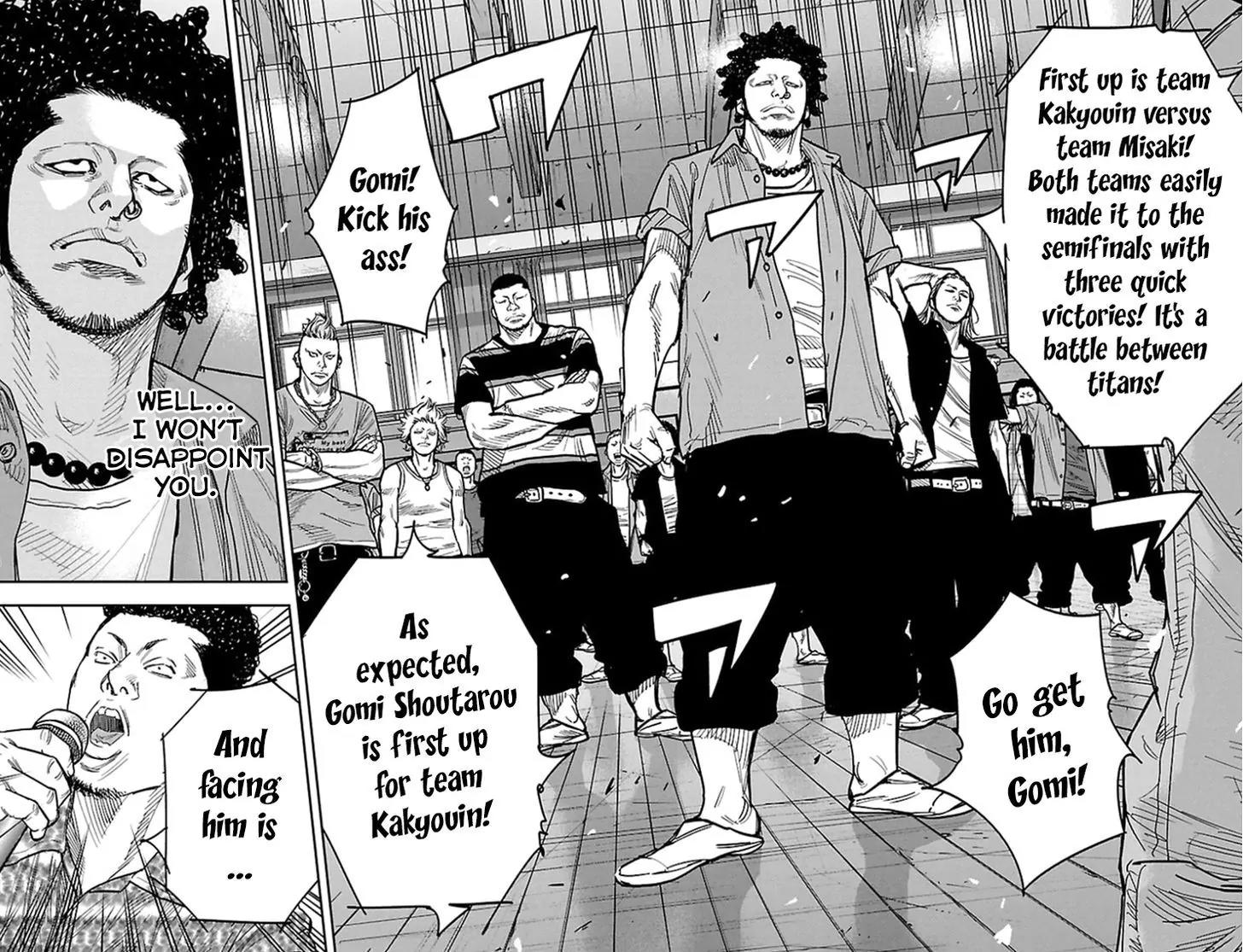 Clover (TETSUHIRO Hirakawa) Chapter 315 page 17 - Chapter 315: Team Misaki vs Team Kakyouin