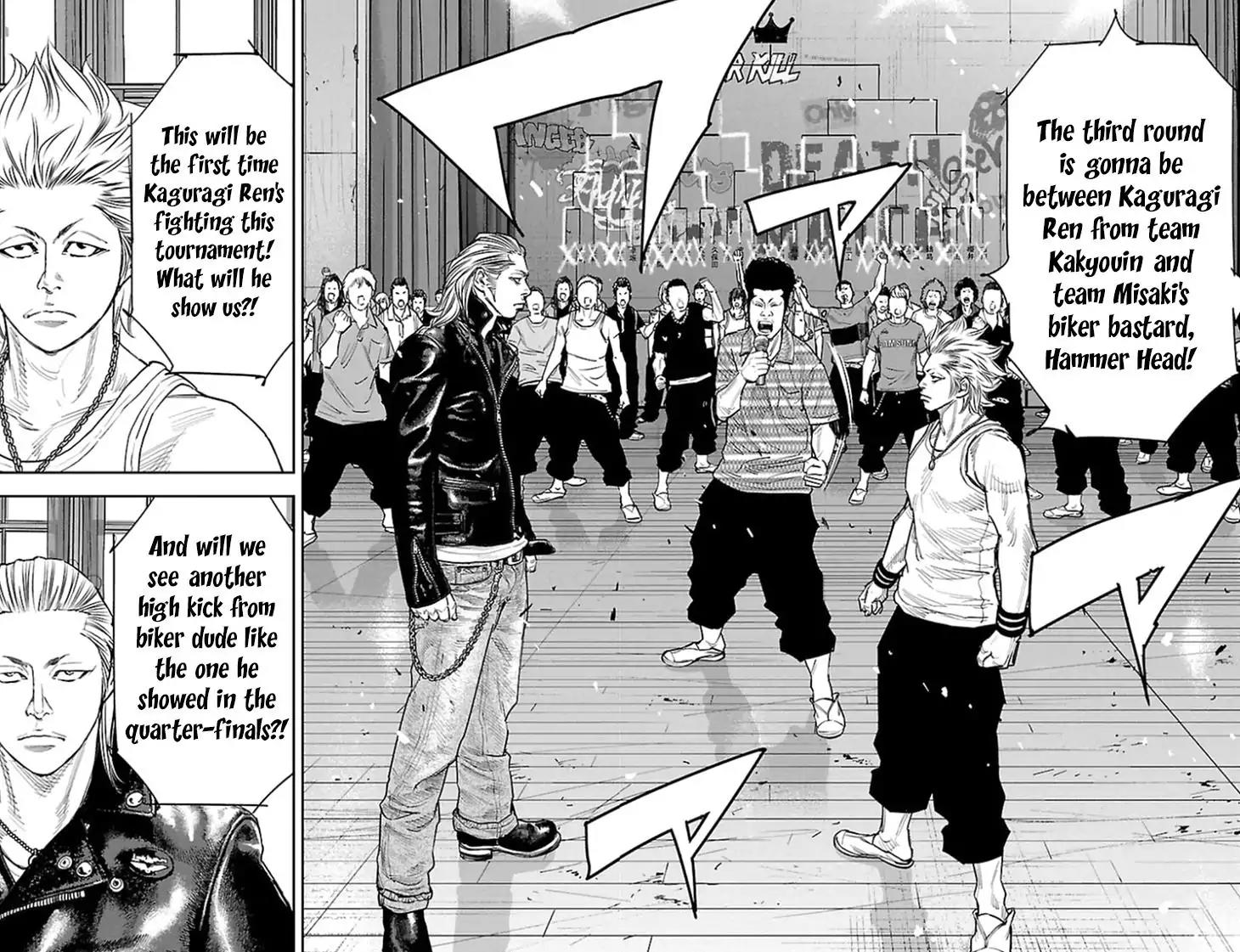 Clover (TETSUHIRO Hirakawa) Chapter 321 page 12 - Chapter 321: Semifinals round three