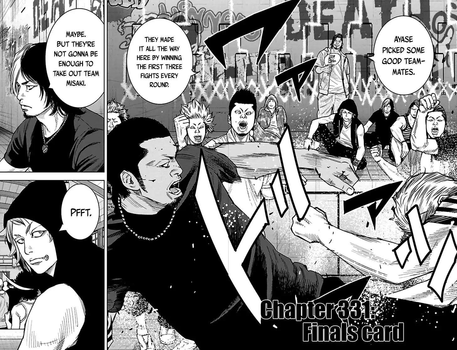 Clover (TETSUHIRO Hirakawa) Chapter 331 page 3 - Chapter 331: Finals Card