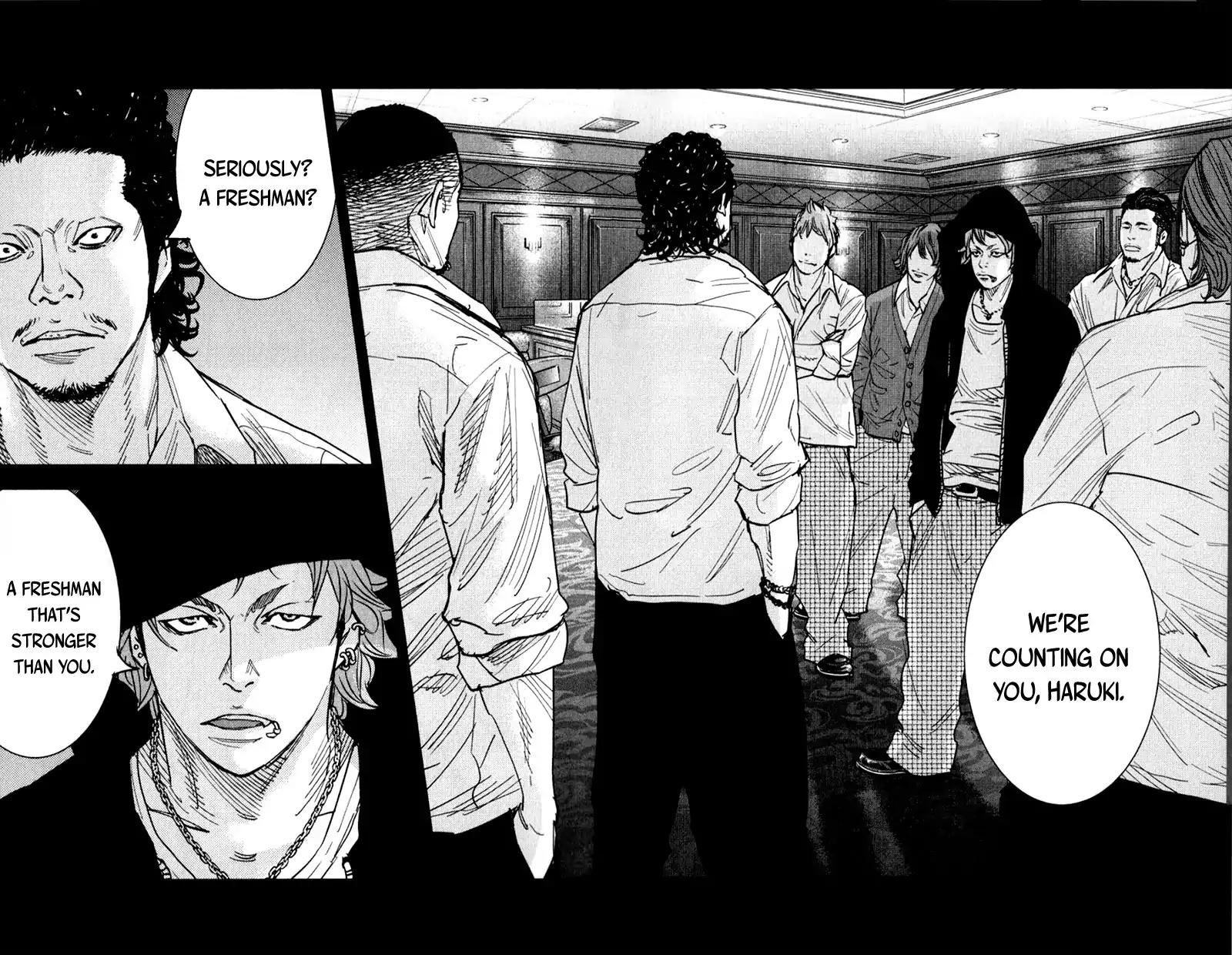 Clover (TETSUHIRO Hirakawa) Chapter 358 page 14 - Chapter 358: Haruki's past