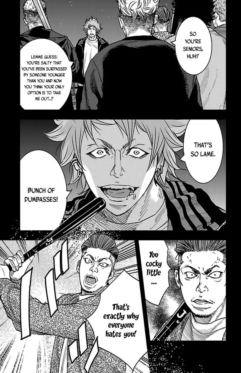 Clover (TETSUHIRO Hirakawa) Chapter 368 page 9 - Chapter 368: Kusunoki Takatora and Haruki Touma