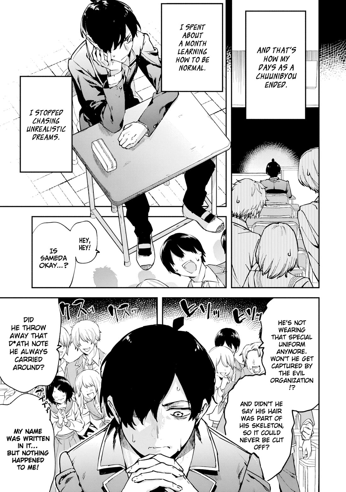 CMYK - Sameda Kazuou Can't Cure His Chuunibyou Syndrome Chapter 1 page 7 - Chapter 1