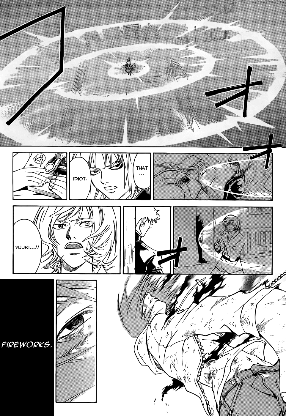 Code: Breaker Chapter 105 page 12 - Chapter 105: Shooting Fireworks