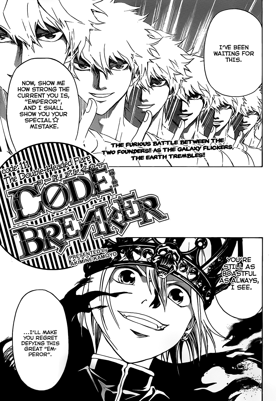 Code: Breaker Chapter 111 page 1 - Chapter 111: The Double Headed Flare
