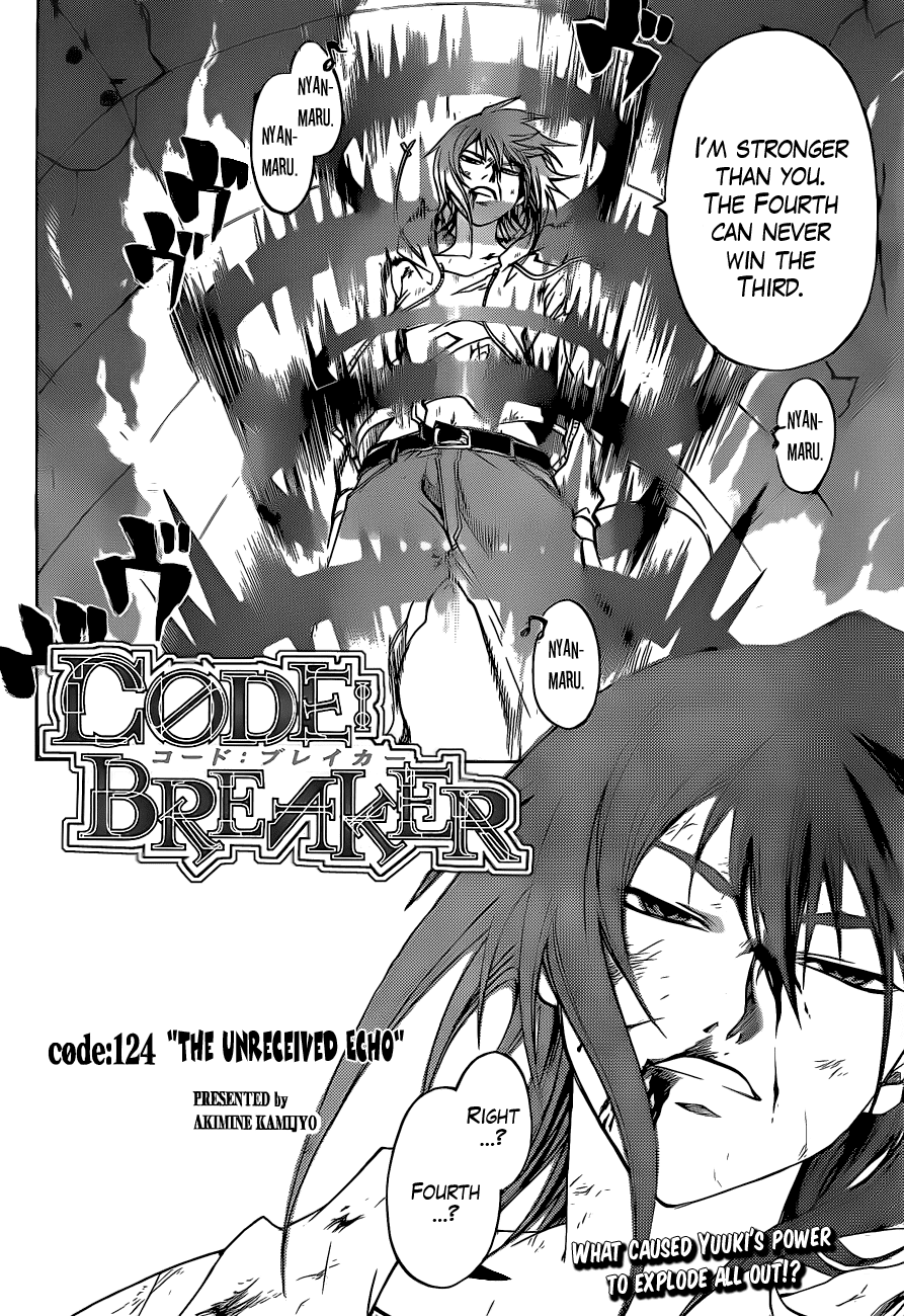 Code: Breaker Chapter 124 page 2 - Chapter 124: The Unreceived Echo