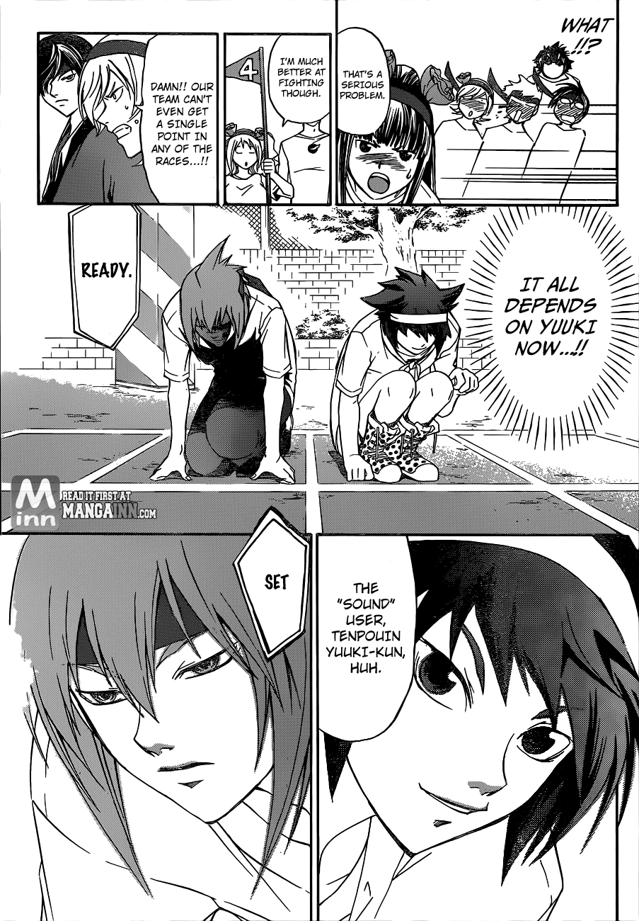 Code: Breaker Chapter 187 page 12 - Chapter 187: The Sports Day!!