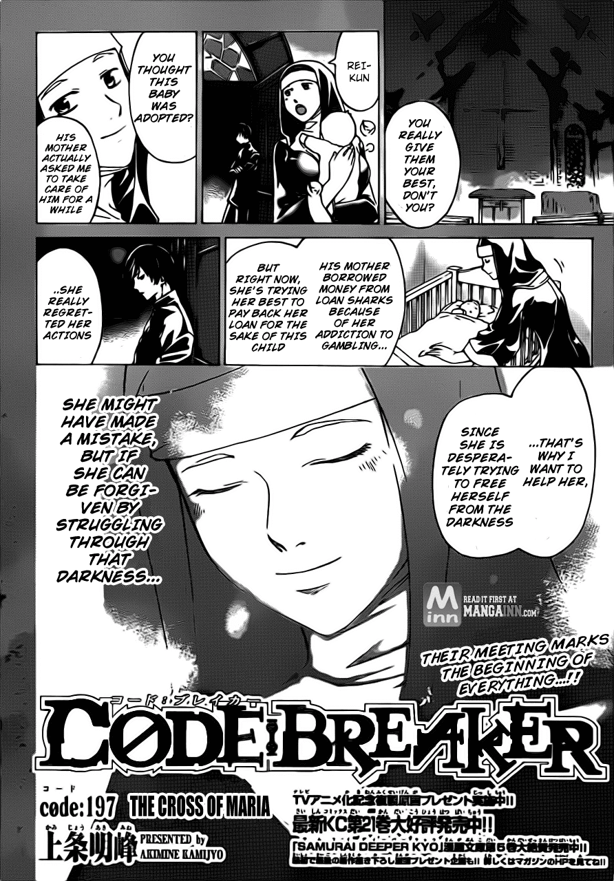 Code: Breaker Chapter 197 page 2 - Chapter 197: The Cross of Maria