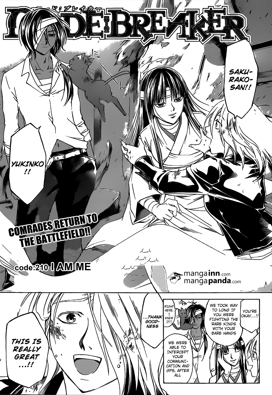 Code: Breaker Chapter 210 page 1 - Chapter 210: I am Me