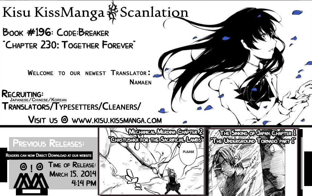 Code: Breaker Chapter 230 page 1 - Chapter 230 : Together Forever