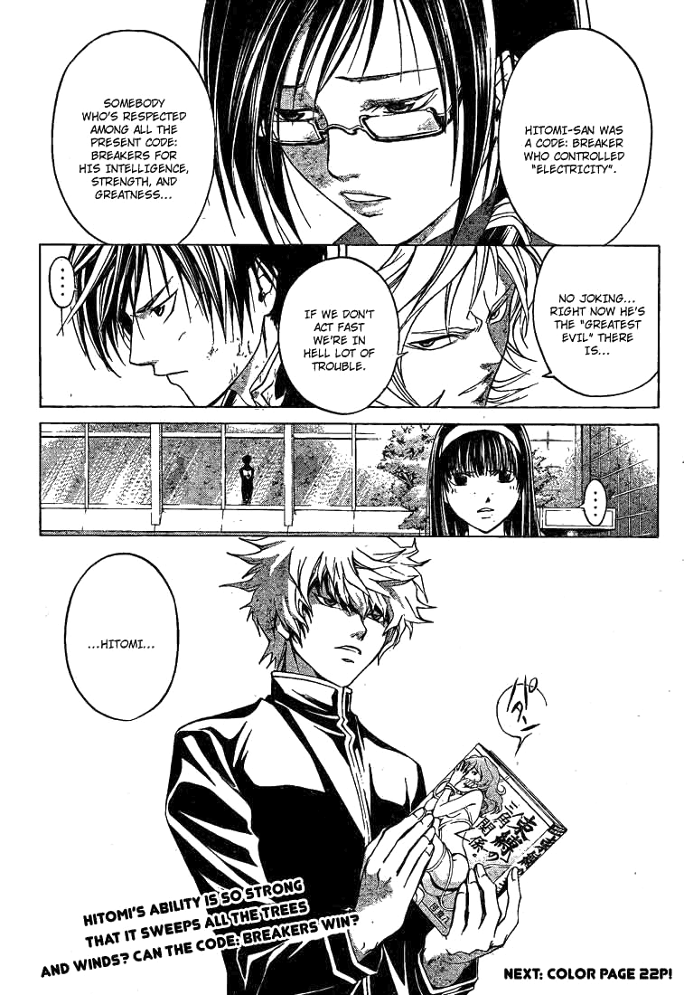 Code: Breaker Chapter 25 page 20 - Chapter 25: The Dangerous Man