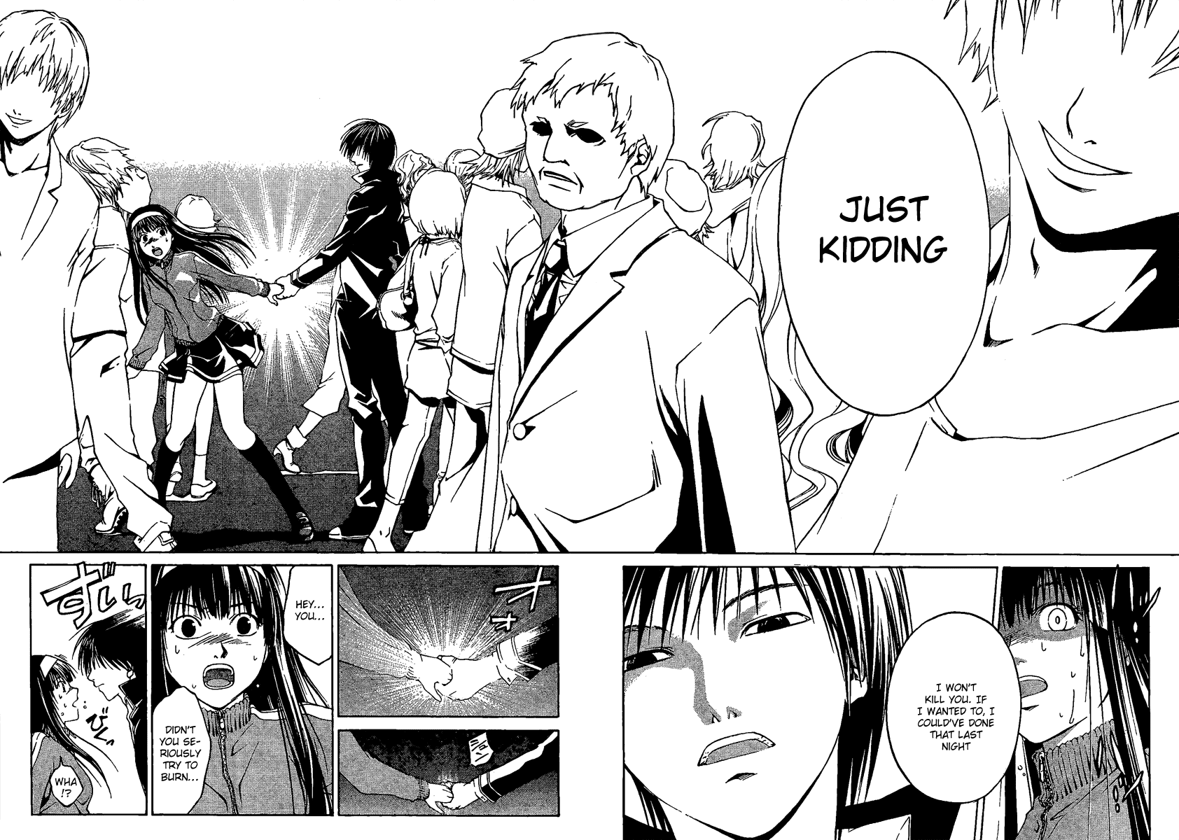 Code: Breaker Chapter 3 page 8 - Chapter 3: The Girl of Flame