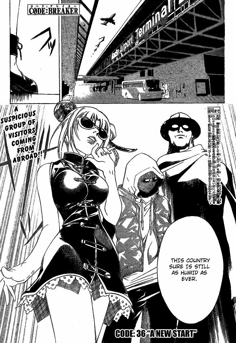 Code: Breaker Chapter 36 page 1 - Chapter 36: A New Start