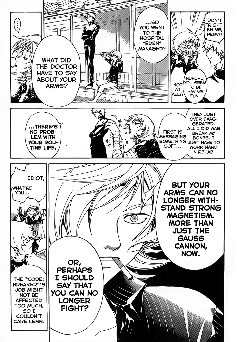 Code: Breaker Chapter 89 page 11 - Chapter 89: A Chance Meeting with a One-Armed Man
