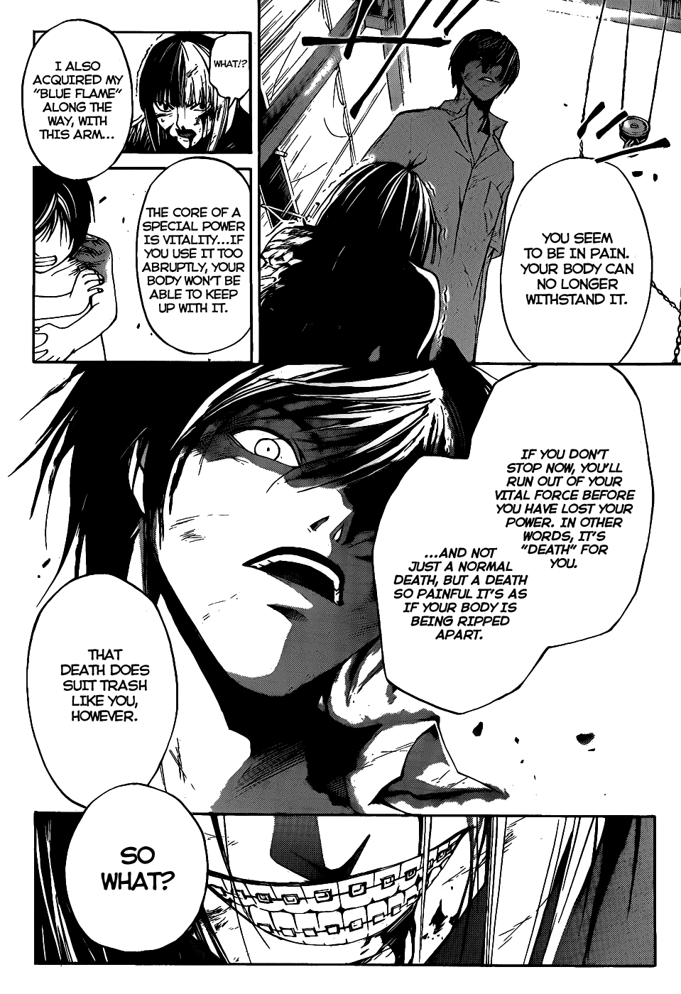 Code: Breaker Chapter 91 page 6 - Chapter 91: What Each Values