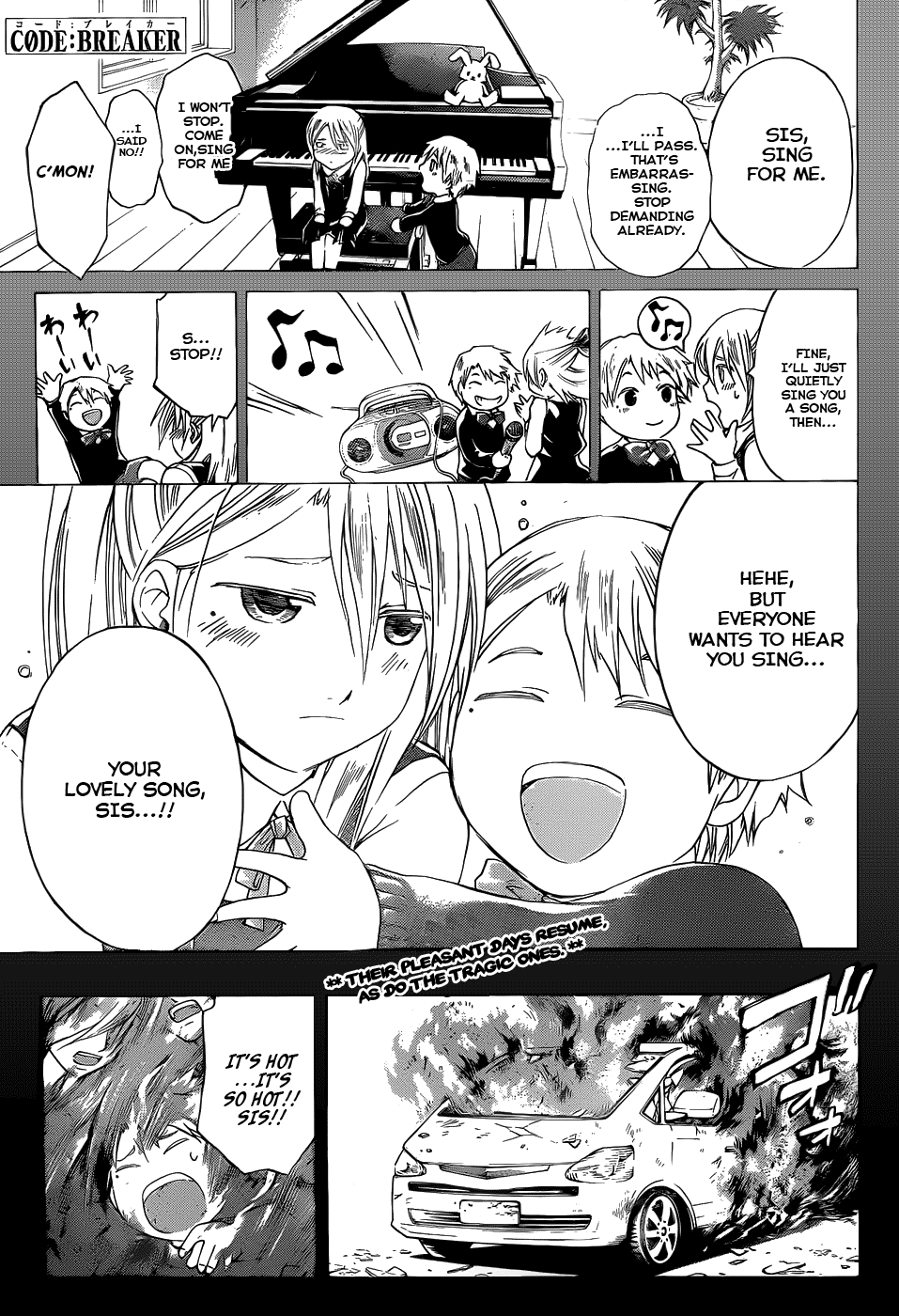 Code: Breaker Chapter 96 page 1 - Chapter 96: The Grand Wish of the Deceased