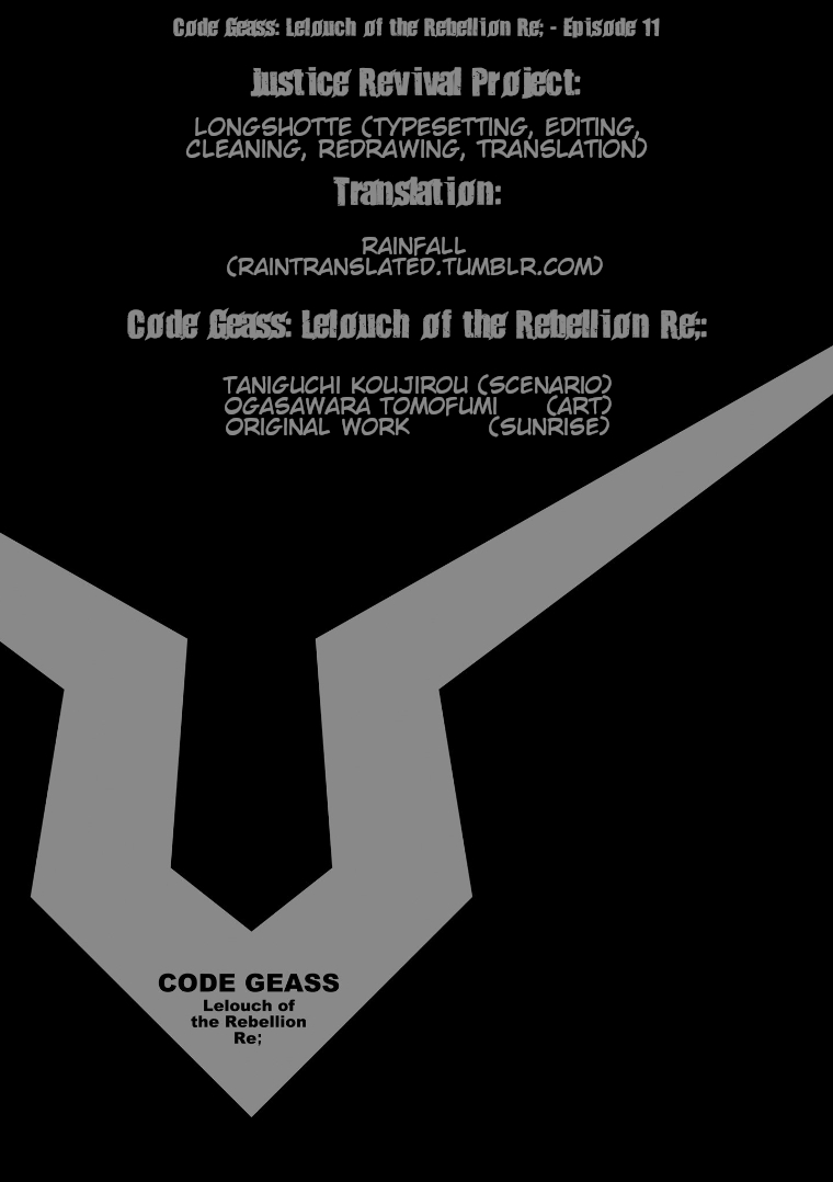 Code Geass: Lelouch of the Rebellion Re Chapter 11 page 33 - Chapter 11: Episode 11