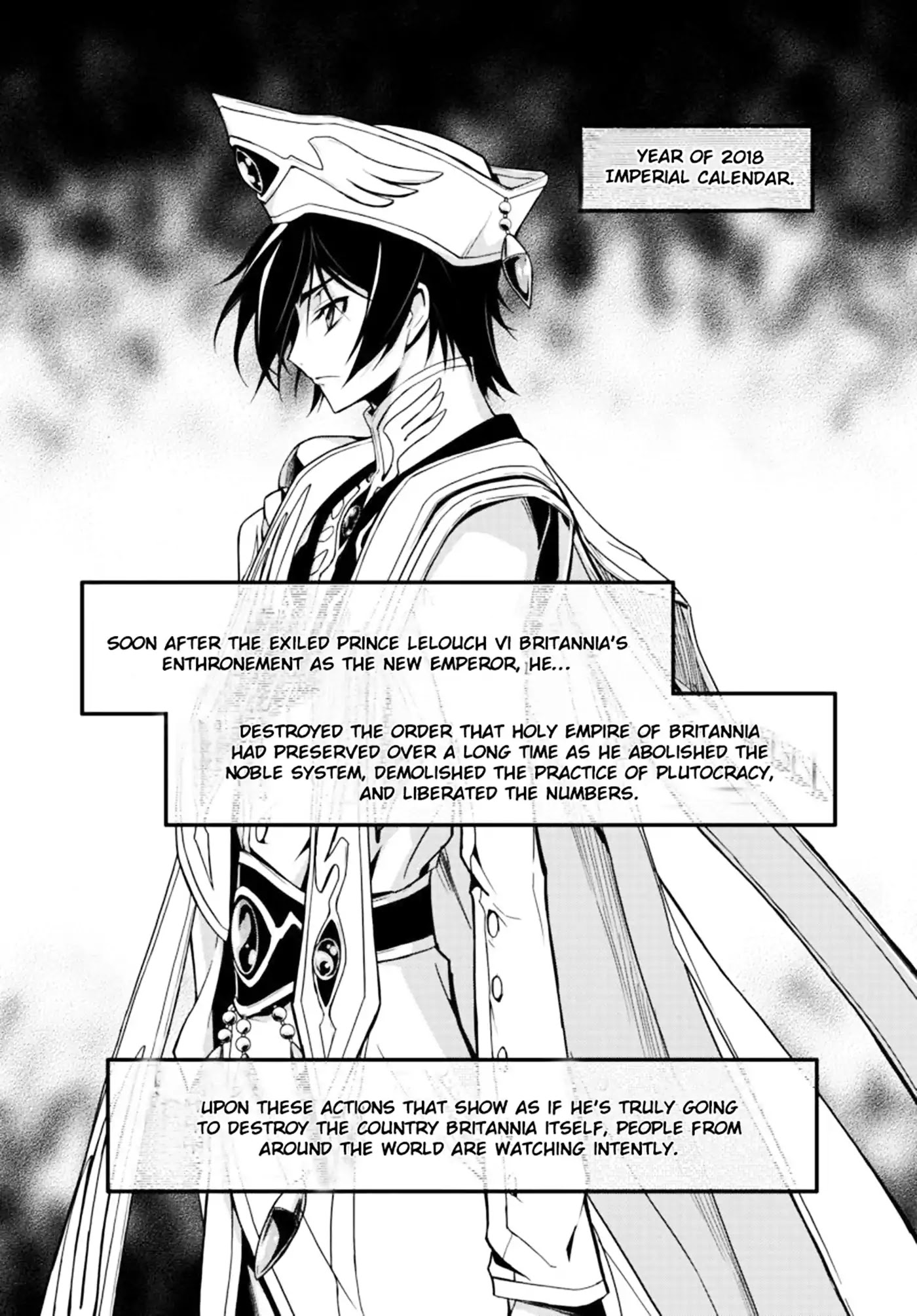 Code Geass: Lelouch of the Rebellion Re Chapter 3 page 1 - Chapter 3
