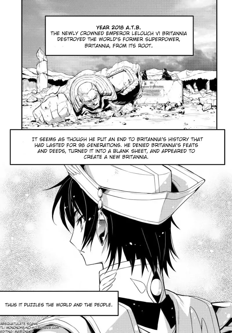 Code Geass: Lelouch of the Rebellion Re Chapter 4 page 1 - Chapter 4