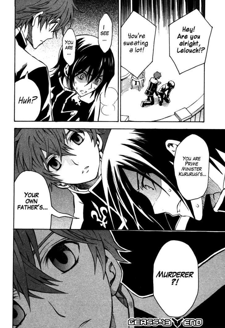 Code Geass: Lelouch of the Rebellion Chapter 13 page 24 - Chapter 13 : The Broken Watch