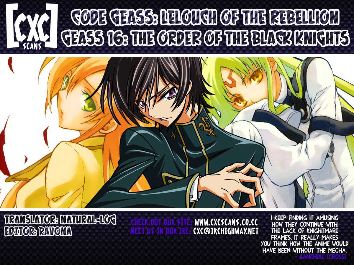 Code Geass: Lelouch of the Rebellion Chapter 16 page 42 - Chapter 16 : The Order Of The Black Knights