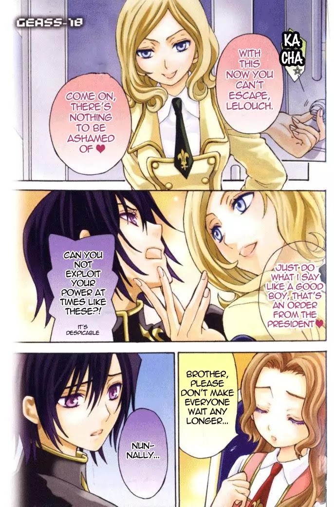 Code Geass: Lelouch of the Rebellion Chapter 18 page 3 - Chapter 18 : Future 1