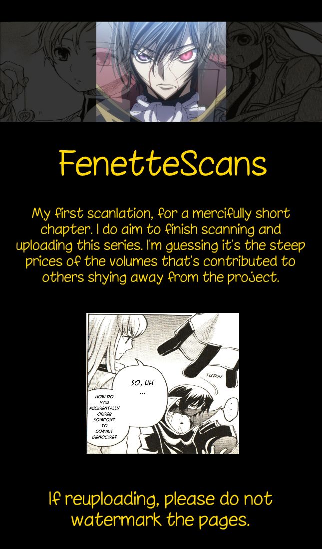 Code Geass: Lelouch of the Rebellion Chapter 20 page 29 - Chapter 20 : Separation