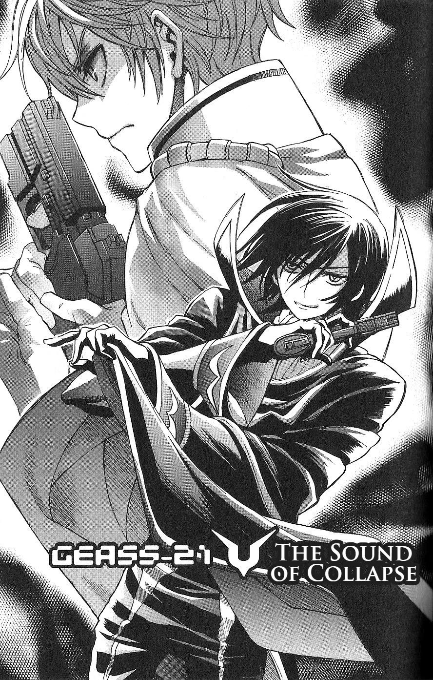 Code Geass: Lelouch of the Rebellion Chapter 21 page 1 - Chapter 21: The Sound of Collapse