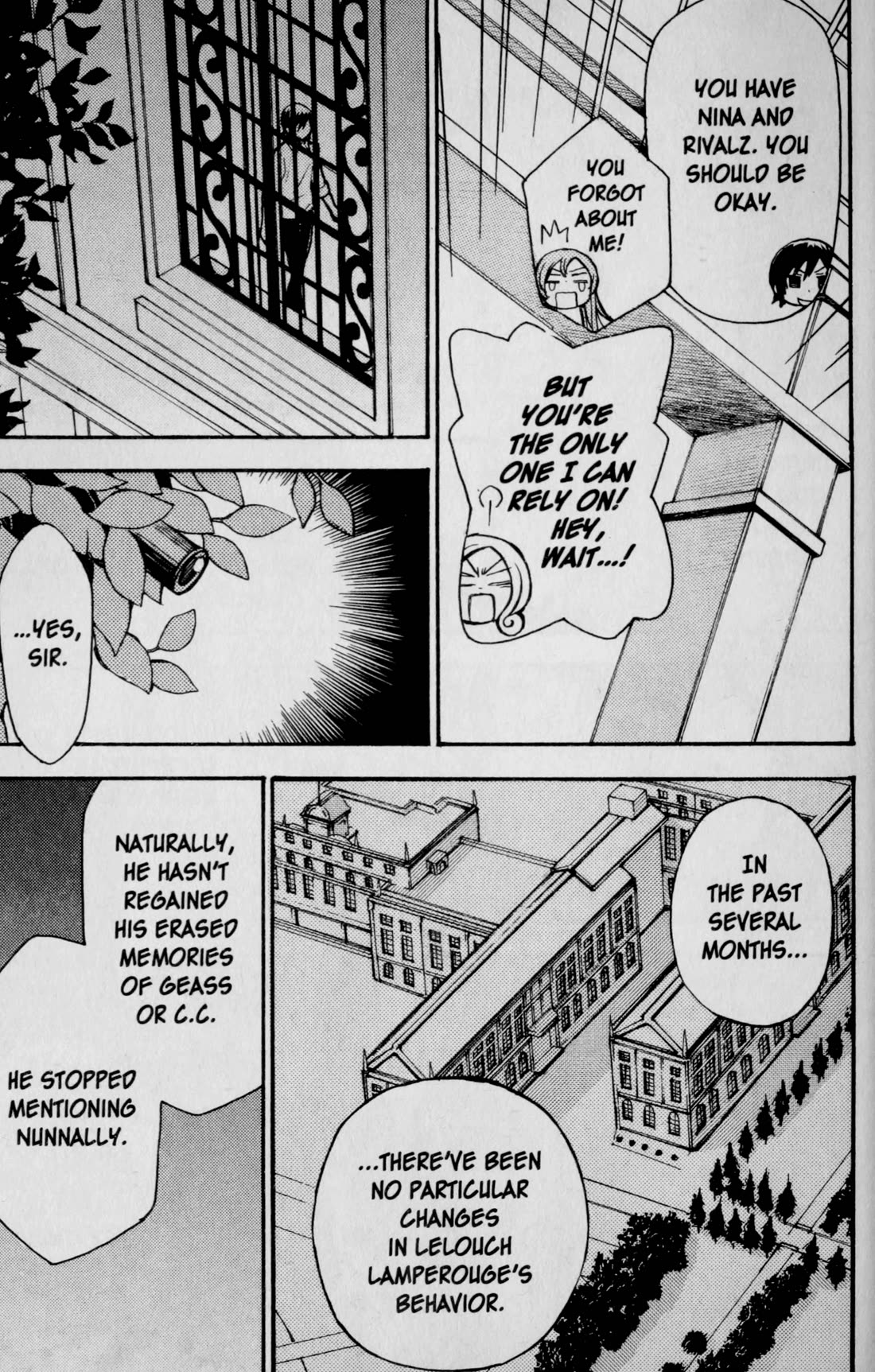 Code Geass: Lelouch of the Rebellion Chapter 22 page 15 - Chapter 22: School in the Bird Cage