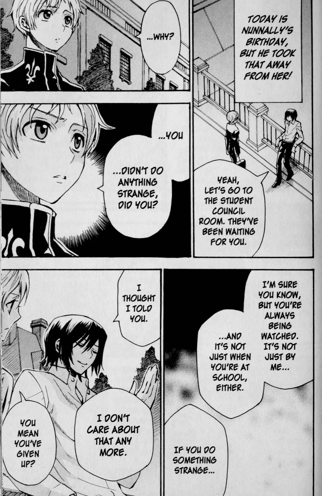Code Geass: Lelouch of the Rebellion Chapter 22 page 19 - Chapter 22: School in the Bird Cage