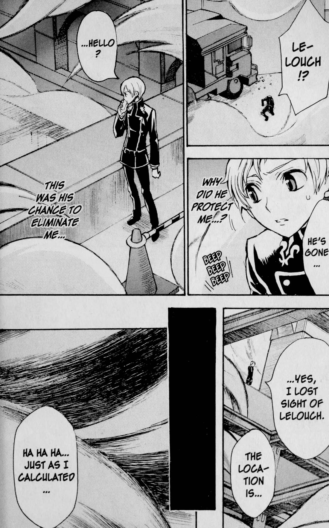 Code Geass: Lelouch of the Rebellion Chapter 22 page 38 - Chapter 22: School in the Bird Cage