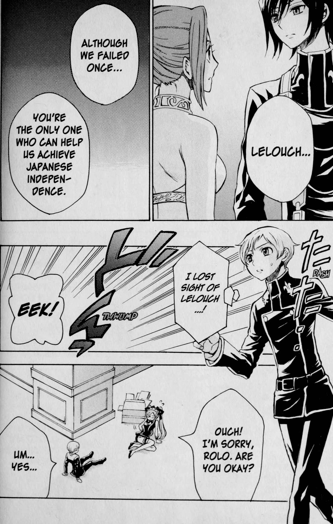 Code Geass: Lelouch of the Rebellion Chapter 23 page 28 - Chapter 23: Place to Stay