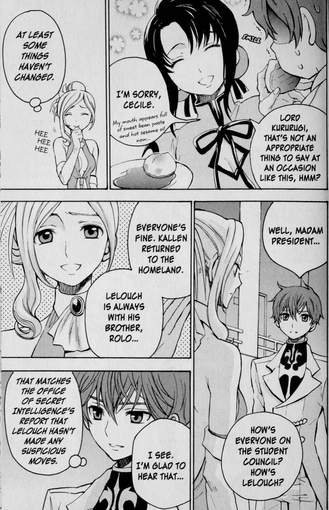 Code Geass: Lelouch of the Rebellion Chapter 25 page 17 - Chapter 25: Tien Zi of the Chinese Federation
