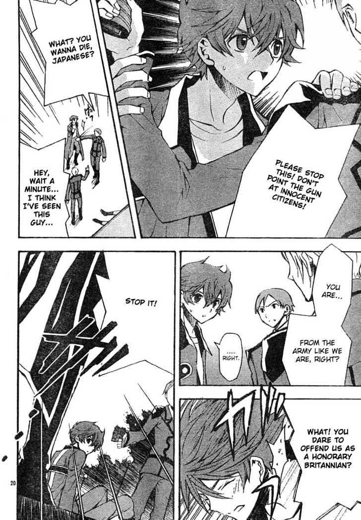 Code Geass: Lelouch of the Rebellion Chapter 4 page 20 - Chapter 4