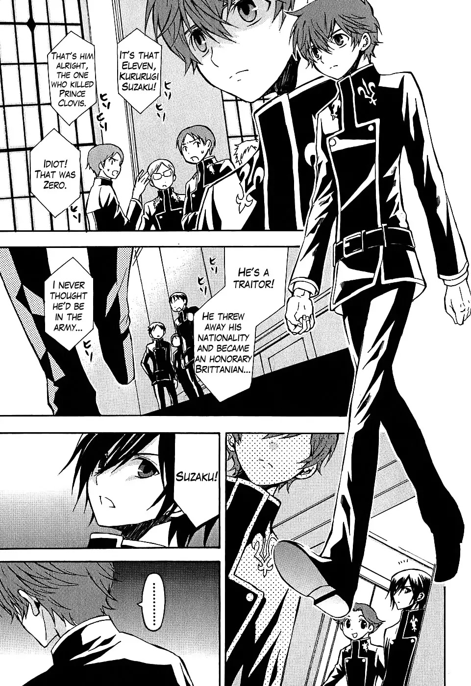 Code Geass: Lelouch of the Rebellion Chapter 6 page 11 - Chapter 6 : The Cat, the Mask and Euphemia