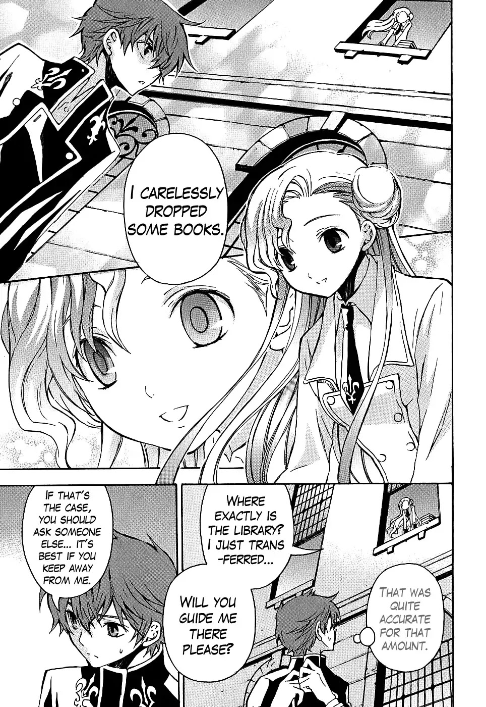 Code Geass: Lelouch of the Rebellion Chapter 6 page 15 - Chapter 6 : The Cat, the Mask and Euphemia