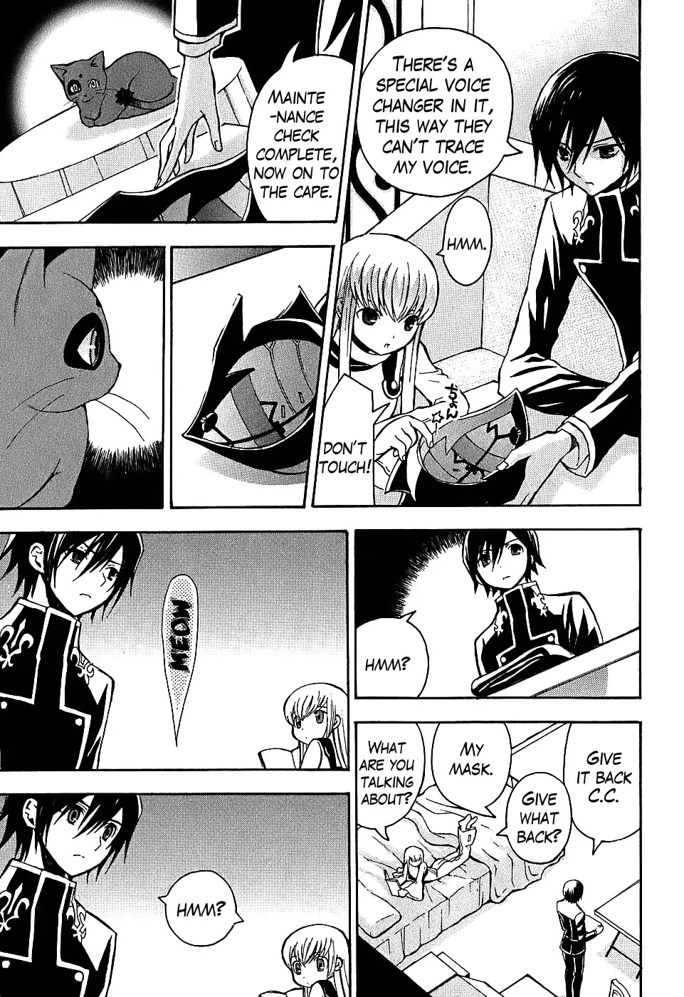 Code Geass: Lelouch of the Rebellion Chapter 6 page 17 - Chapter 6 : The Cat, the Mask and Euphemia