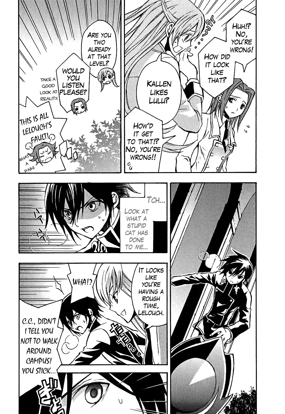 Code Geass: Lelouch of the Rebellion Chapter 6 page 22 - Chapter 6 : The Cat, the Mask and Euphemia