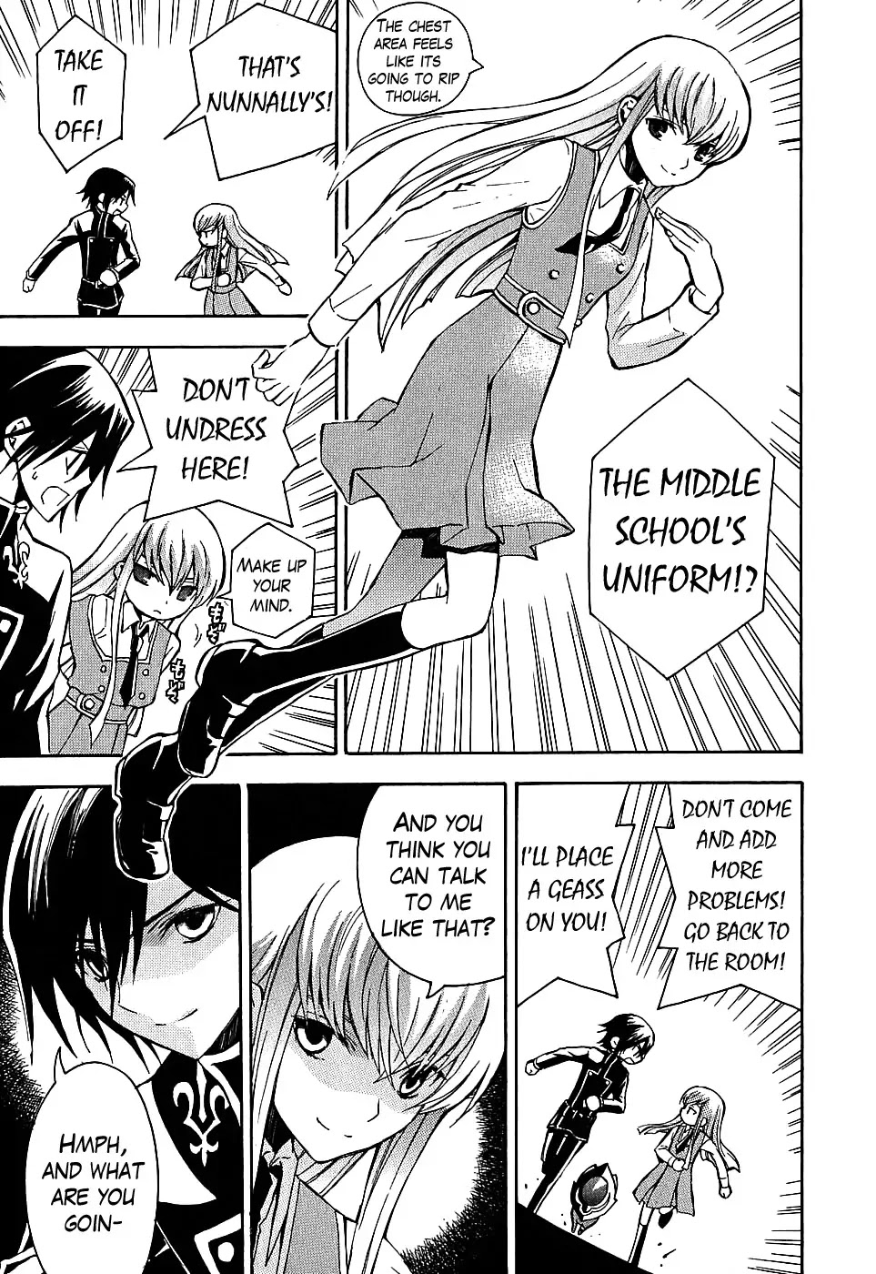 Code Geass: Lelouch of the Rebellion Chapter 6 page 23 - Chapter 6 : The Cat, the Mask and Euphemia