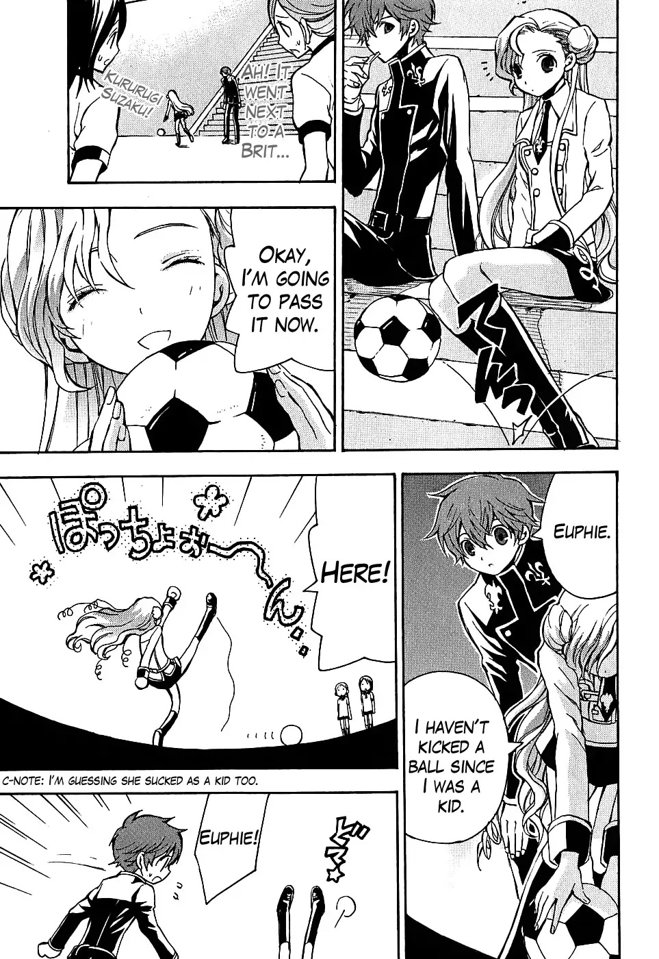 Code Geass: Lelouch of the Rebellion Chapter 6 page 25 - Chapter 6 : The Cat, the Mask and Euphemia