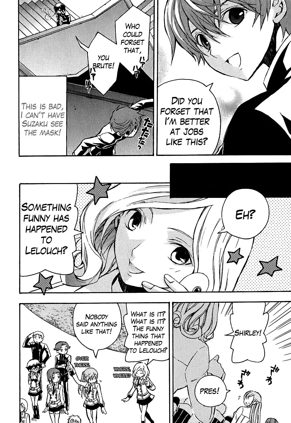 Code Geass: Lelouch of the Rebellion Chapter 6 page 30 - Chapter 6 : The Cat, the Mask and Euphemia