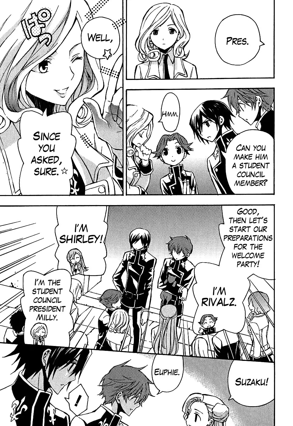 Code Geass: Lelouch of the Rebellion Chapter 6 page 41 - Chapter 6 : The Cat, the Mask and Euphemia