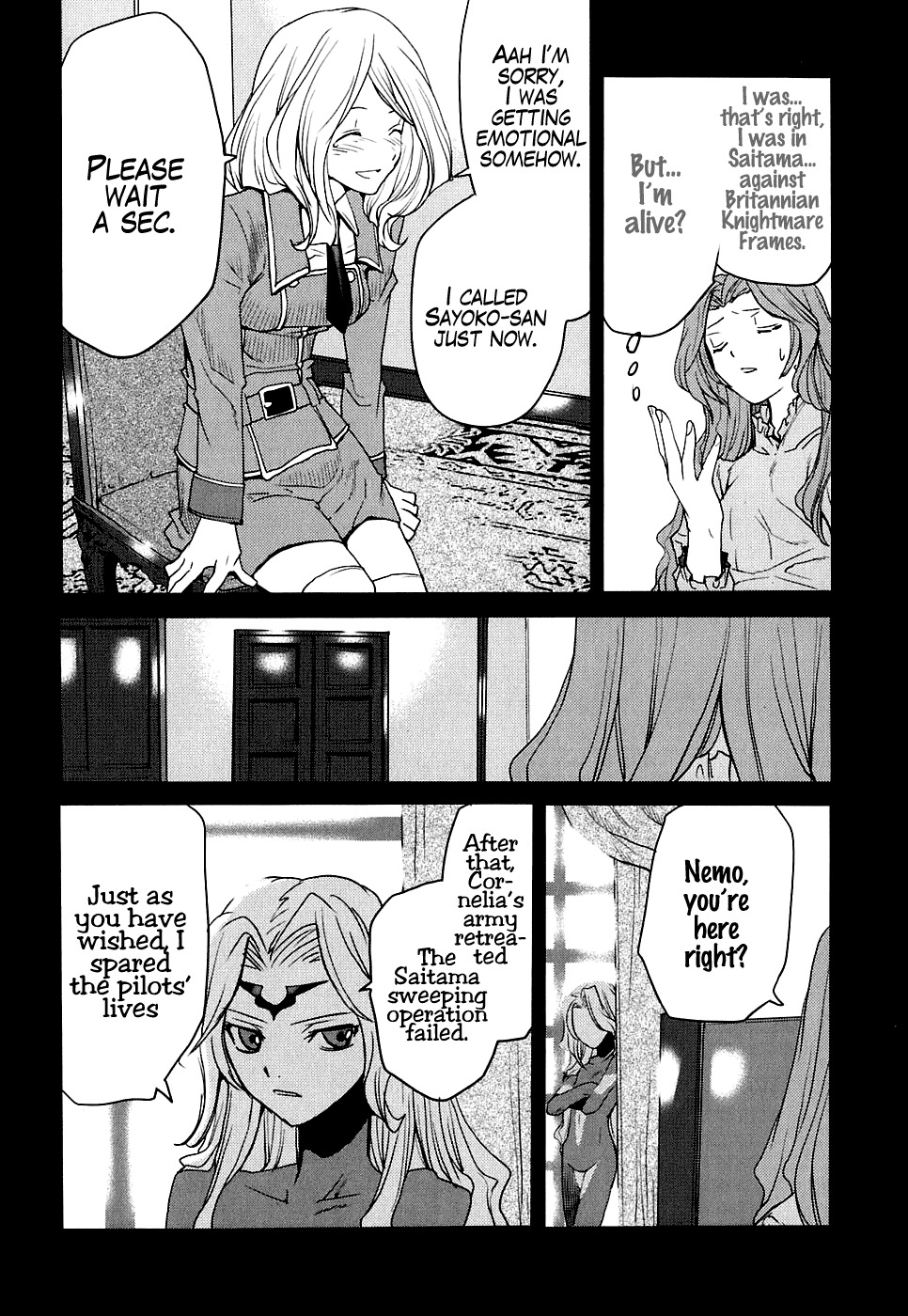 Code Geass: Nightmare of Nunnally Chapter 11 page 11 - Chapter 11: Prison of Happiness 1:Mao the Refrain