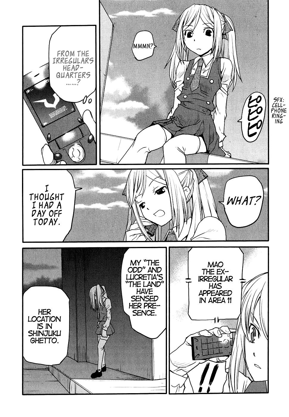 Code Geass: Nightmare of Nunnally Chapter 11 page 21 - Chapter 11: Prison of Happiness 1:Mao the Refrain