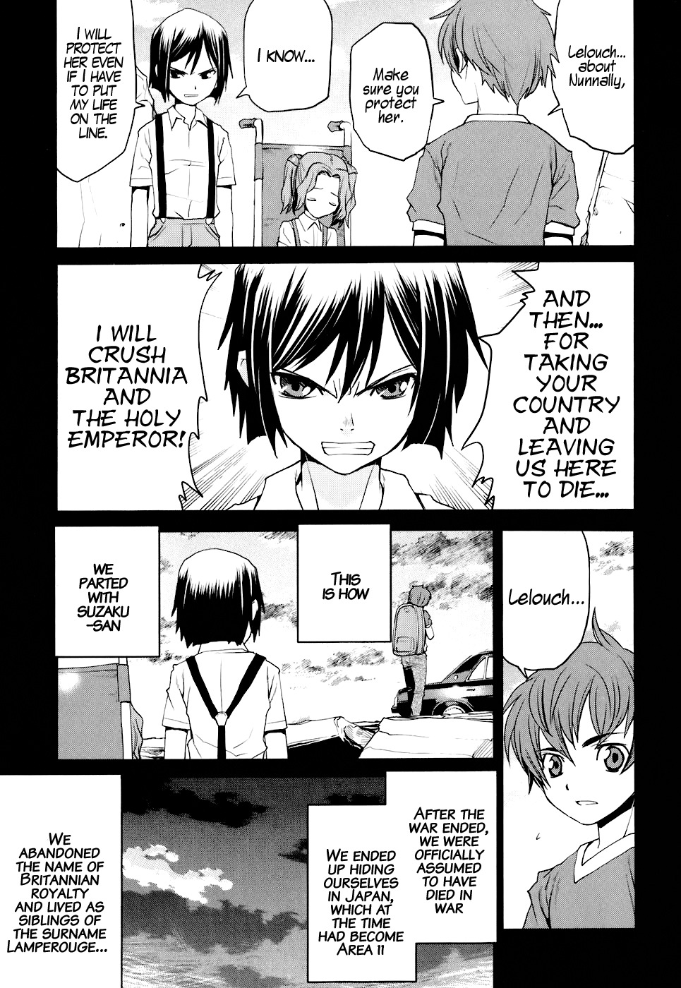 Code Geass: Nightmare of Nunnally Chapter 13 page 14 - Chapter 13: Happiness 3:Summer Days of the Past