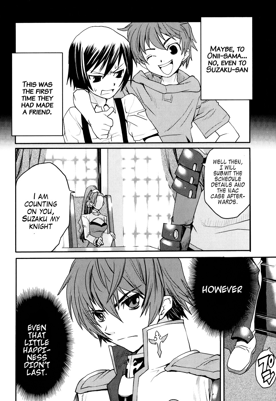 Code Geass: Nightmare of Nunnally Chapter 13 page 4 - Chapter 13: Happiness 3:Summer Days of the Past