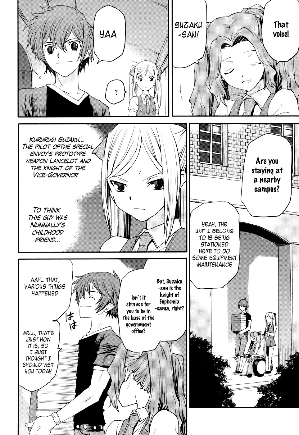 Code Geass: Nightmare of Nunnally Chapter 14 page 6 - Chapter 14: The Battle at Narita 1:the Crumbling Mountain