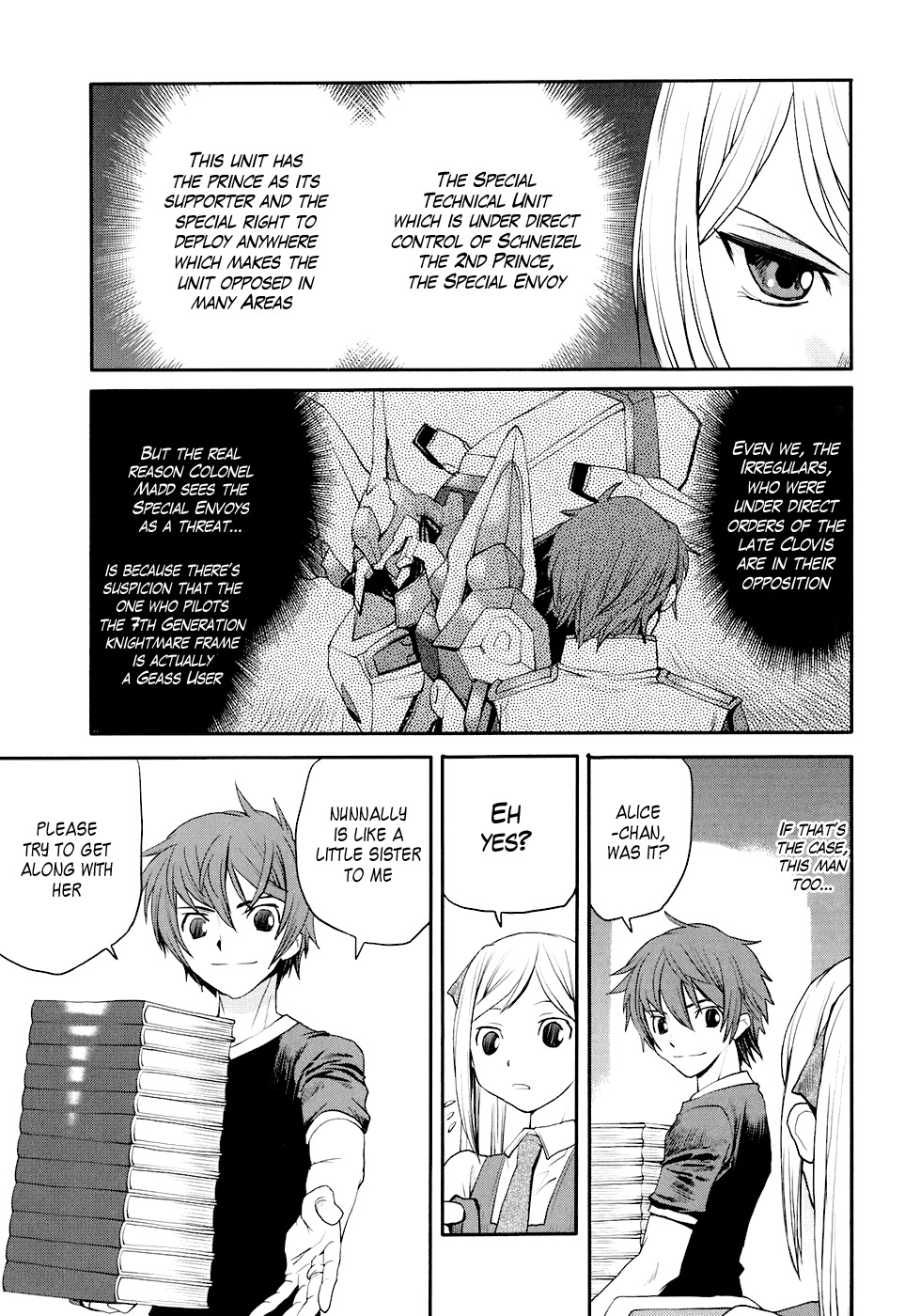 Code Geass: Nightmare of Nunnally Chapter 14 page 7 - Chapter 14: The Battle at Narita 1:the Crumbling Mountain