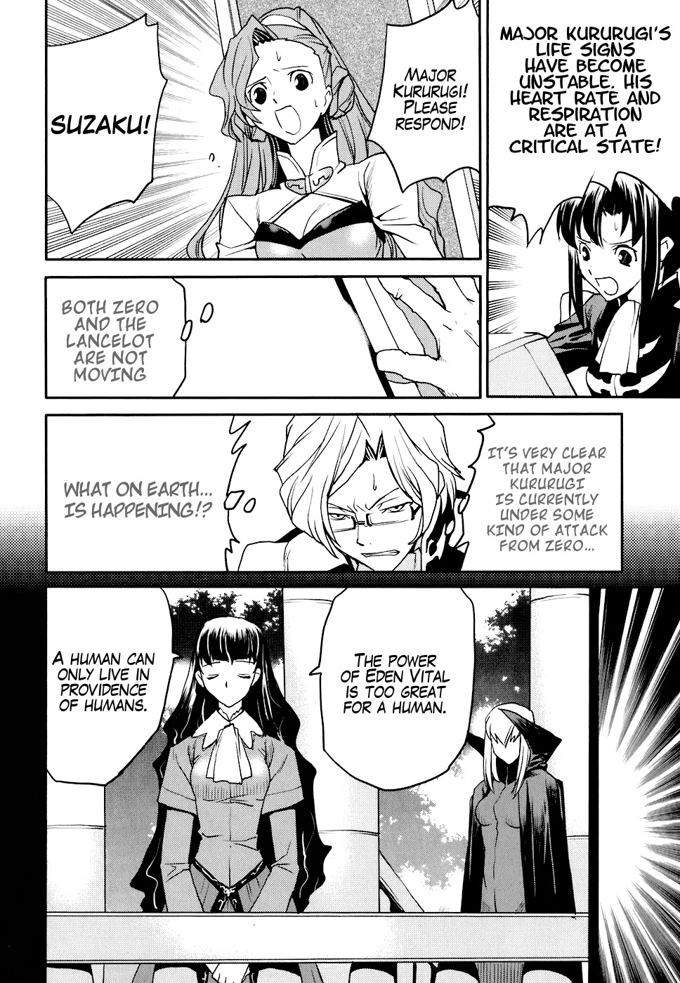 Code Geass: Nightmare of Nunnally Chapter 15 page 24 - Chapter 15: The Battle at Narita 2:The White Knight and the Black Demon King
