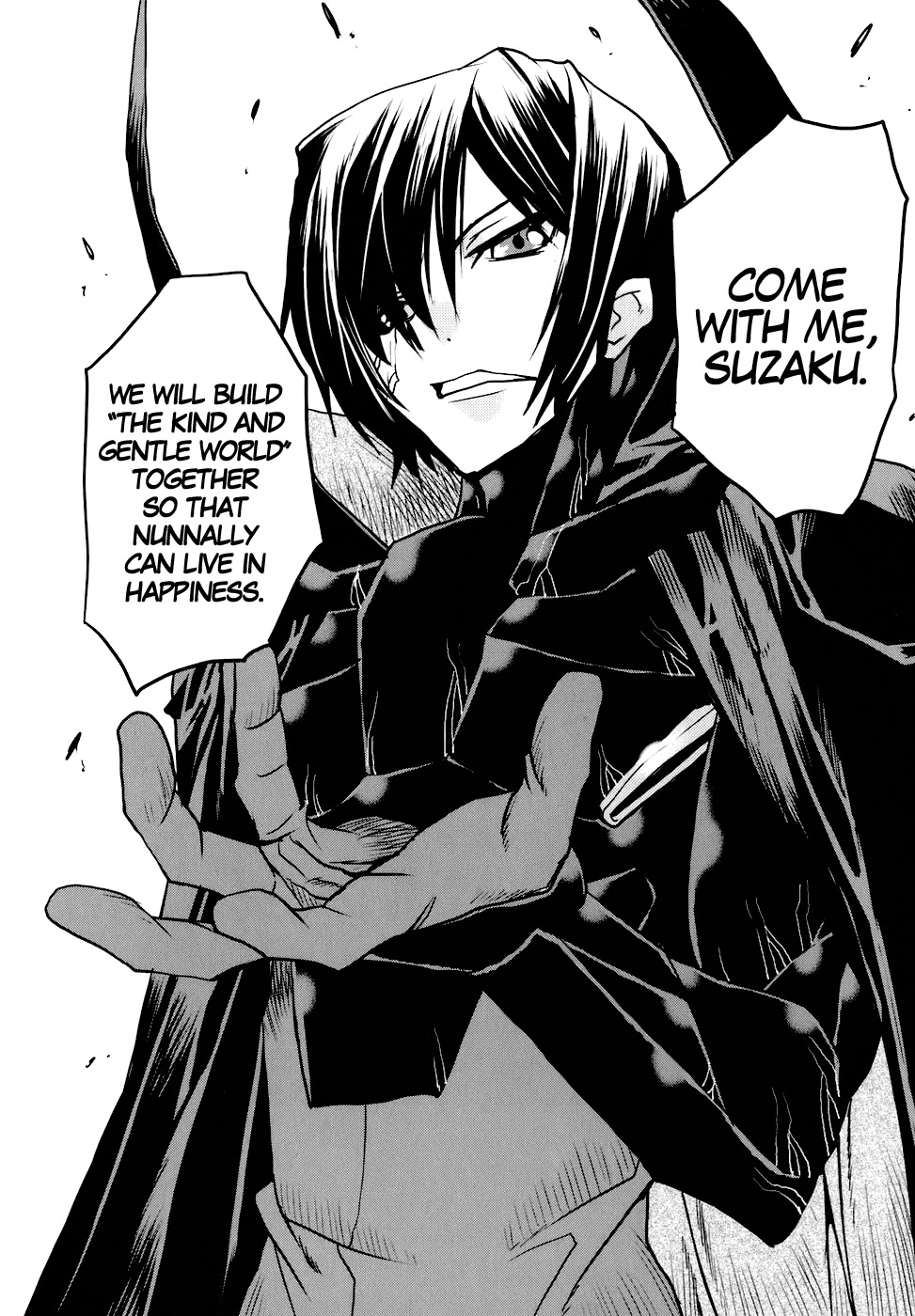 Code Geass: Nightmare of Nunnally Chapter 15 page 32 - Chapter 15: The Battle at Narita 2:The White Knight and the Black Demon King