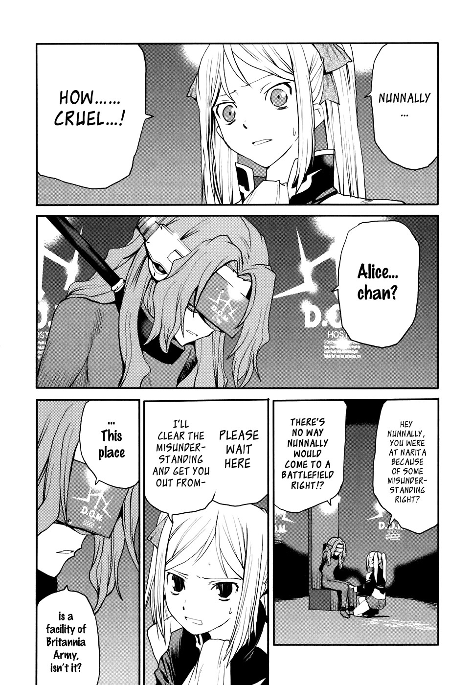Code Geass: Nightmare of Nunnally Chapter 17 page 13 - Chapter 17: The Genealogy Of Witchi The Imprisoned Nunnally